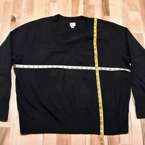 a new day Black V-Neck Sweater